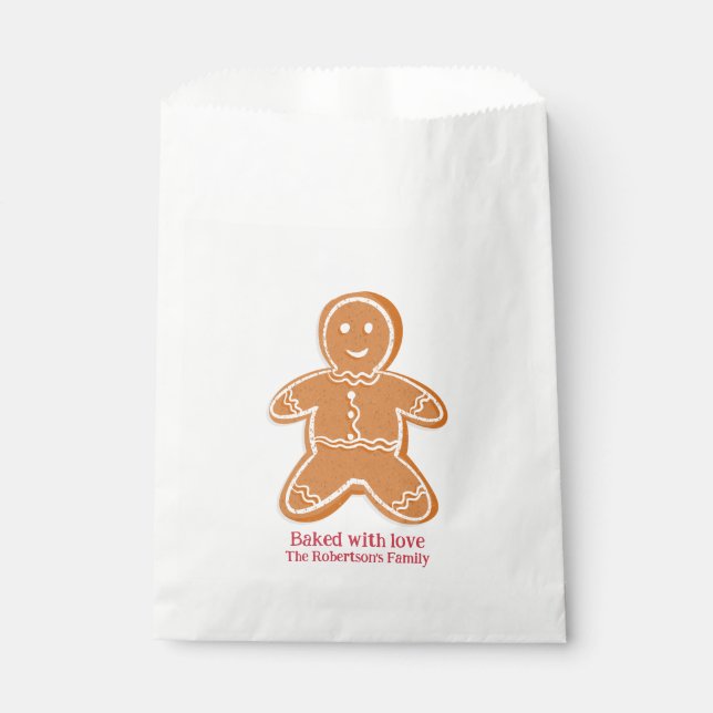 Bolsa De Papel Cookies de Gingerbread (Anverso)