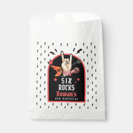 Bolsa De Papel Cool Punk Rockstar Any Age Birthday