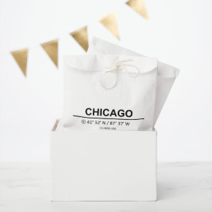 Bolsa De Papel Coordenadas Chicago