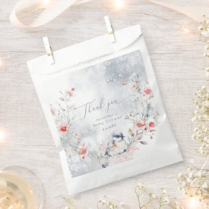 Bolsa De Papel Copos de nieve de invierno Bebé su frío afuera