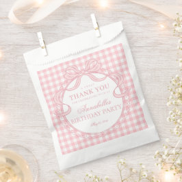 Bolsa De Papel Coqueta de encaje rosa Cumpleaños Postre