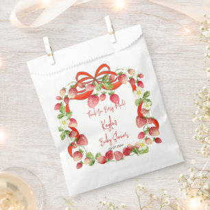 Bolsa De Papel Coqueta de lazo de fresa coqueta de baño de bebé f