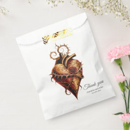 Bolsa De Papel Corazón de amor y amor apasionado.