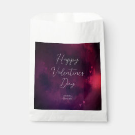 Bolsa De Papel Corazones de Acuarela Bonitos de San Valentín