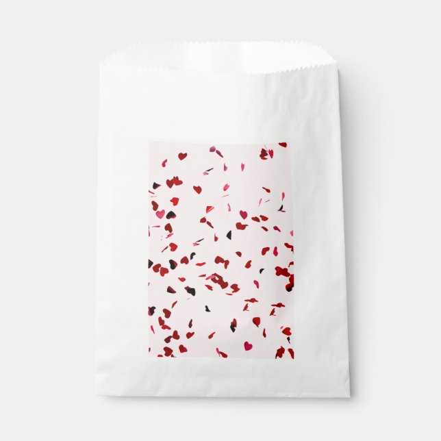 Bolsa De Papel Corazones De Amor (Anverso)