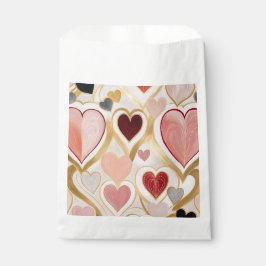 Bolsa De Papel Corazones de amor