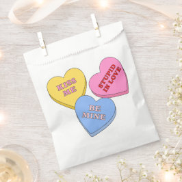 Bolsa De Papel Corazones de caramelo día de San Valentín 