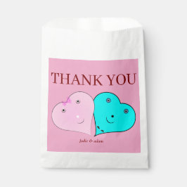 Bolsa De Papel corazones de mr y mrs
