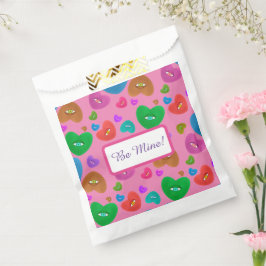 Bolsa De Papel Corazones multicolores con globo ocular Amor San V