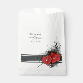 Bolsa De Papel Corazones y Desplazamientos