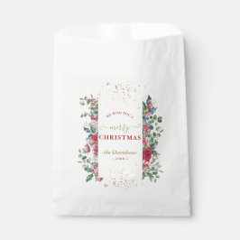 Bolsa De Papel Corona de Navidad Feliz Navidad