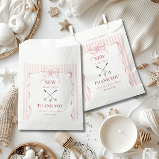 Bolsa De Papel Country Pink Girl New to the Club Golf Baby Shower