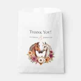 Bolsa De Papel Country Western Horses