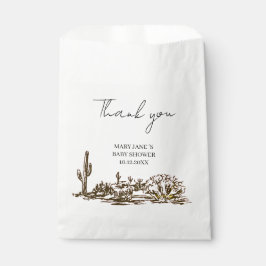 Bolsa De Papel Cowboy Cowgirl Vintage Western Baby Shower