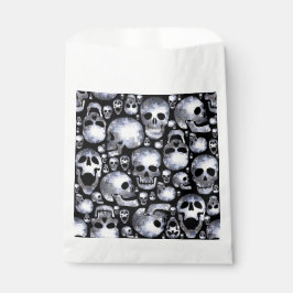 Bolsa De Papel cráneo de bola disco espejo de halloween