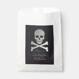 Bolsa De Papel Cráneo Spooktacular de Halloween