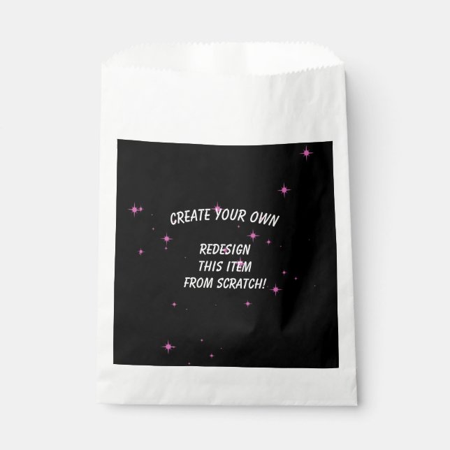 Bolsa De Papel Crea tu Propio Personalizado (Anverso)