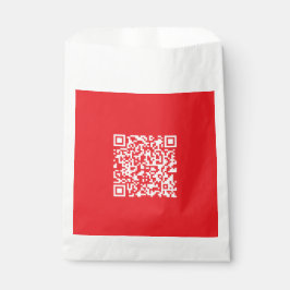 Bolsa De Papel Crea un código QR rojo escaneable (editable)