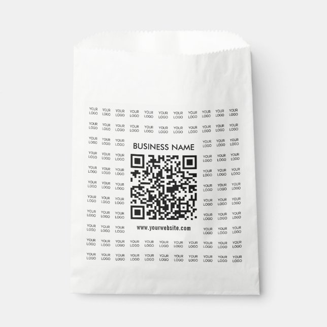 Bolsa De Papel Crear instantáneamente código QR escaneado y patró (Anverso)