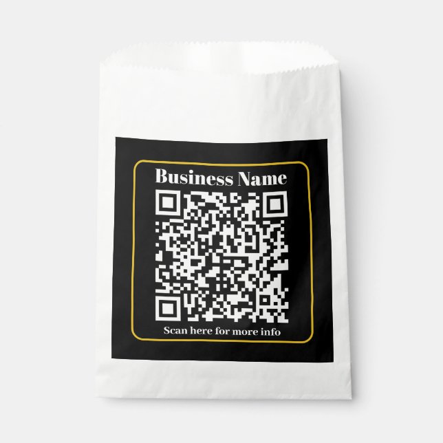Bolsa De Papel Crear un código QR comercial digitalizable instant (Anverso)