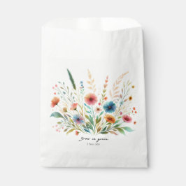 Bolsa De Papel Crecer en la floral de Grace