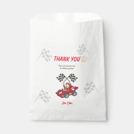 Bolsa De Papel Creciendo dos coches rojos rápidos