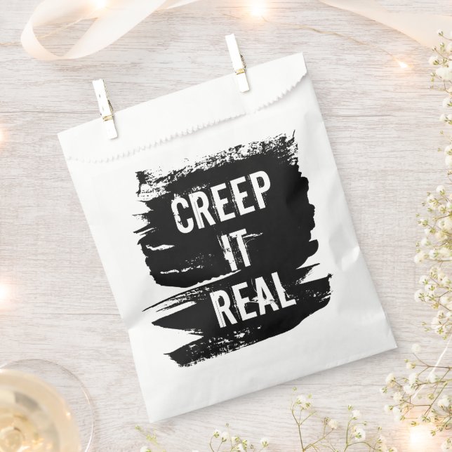 Bolsa De Papel Creep it Real Halloween (Cortado)