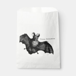 Bolsa De Papel Creepe Vintage Bat Halloween Party