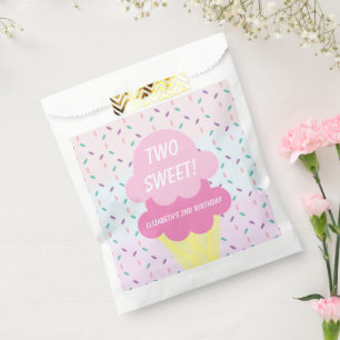 Bolsa De Papel Crema de hielo 2º cumpleaños