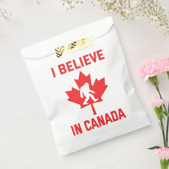 Bolsa De Papel Creo En Canadá - Gracioso Pie Grande (Sellado)