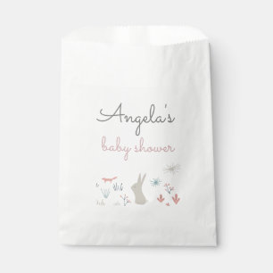 Bolsa De Papel criaturas modernas de bosques con ducha de bebé