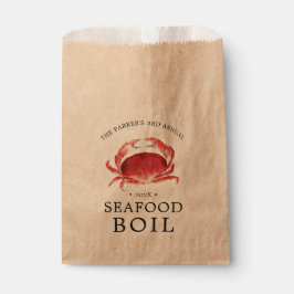 Bolsa De Papel Crimson Crab | Acto de hervir cangrejo