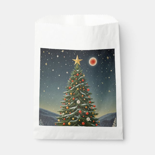 Bolsa De Papel Crimson Noel (Anverso)