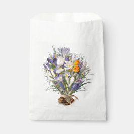 Bolsa De Papel Crocus Spring Flower Botanical Floral Art