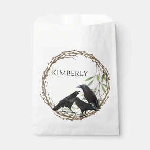 Bolsa De Papel Crow Love Birds