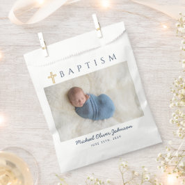 Bolsa De Papel Cruz Religiosa Moderna Niño Bautizo Foto