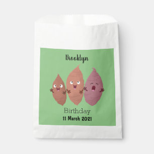 Bolsa De Papel Cuadros cantando batatas personalizado verduras