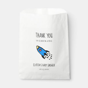 Bolsa De Papel Cuchillo azul niño bebé ducha bebé