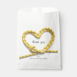 Bolsa De Papel Cuerda Amarilla Corazón Escalada en Roca Fiesta Gr
