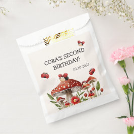 Bolsa De Papel Cuidar nuestro pequeño cumpleaños Chica de Ladybug