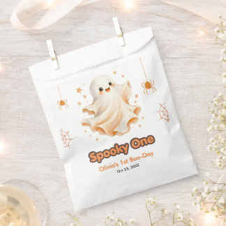 Bolsa De Papel Cumpleaños 1 Fantasma Lindo Espeluznante Halloween