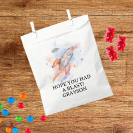 Bolsa De Papel Cumpleaños Astronauta Espacio Exterior