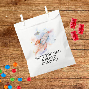 Bolsa De Papel Cumpleaños Astronauta Espacio Exterior