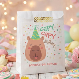 Bolsa De Papel Cumpleaños capy capy carpincho