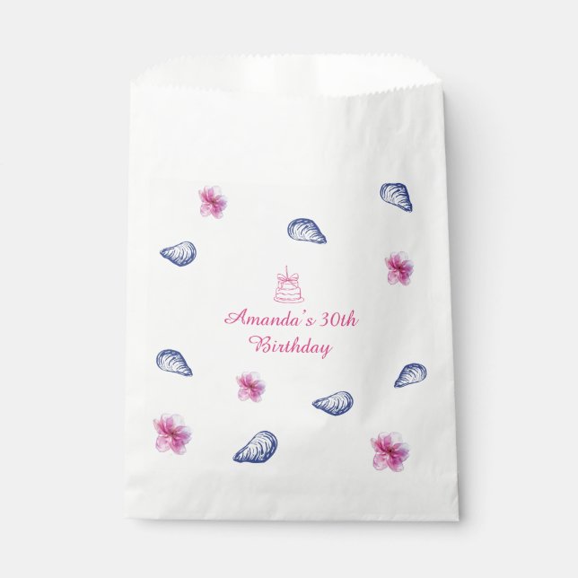 Bolsa De Papel Cumpleaños con ambiente griego (Anverso)