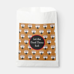 Bolsa De Papel Cumpleaños con temas de Bowling personalizado