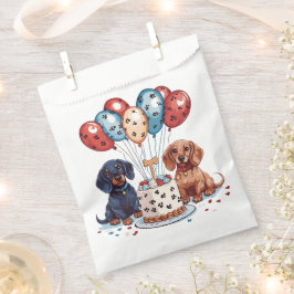 Bolsa De Papel Cumpleaños Dachshund Dogs