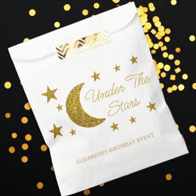Bolsa De Papel Cumpleaños De Debajo De Las Estrellas (Subido por el creador)