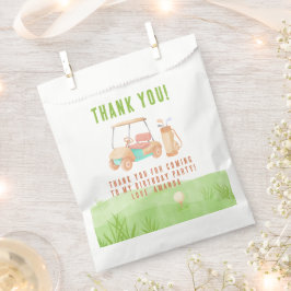 Bolsa De Papel Cumpleaños de golf Hole In One agradecimiento