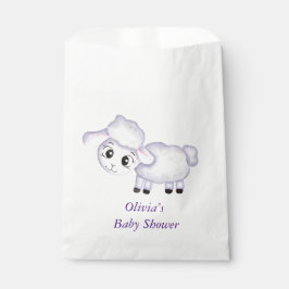 Bolsa De Papel Cumpleaños de la pequeña oveja de cordero en Baby 